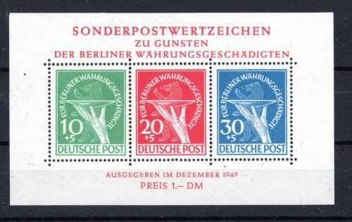 Berlin MiNr. Block 1 postfrisch geprüft Schlegel