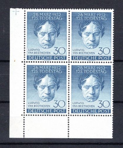 Berlin MiNr. 87 postfrisch als 4er Block Eckrand ul
