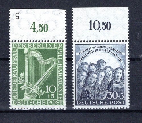 Berlin MiNr. 72-73 Oberrand postfrisch