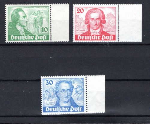 Berlin MiNr. 61-63 Bogenrand postfrisch geprüft Schlegel