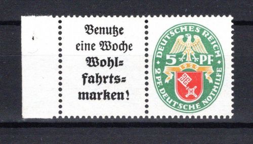 Deutsches Reich Zusammendruck MiNr. W 35 postfrisch