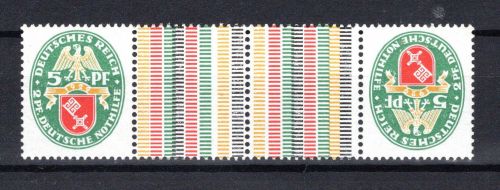 Deutsches Reich Zusammendruck MiNr. KZ 13 postfrisch