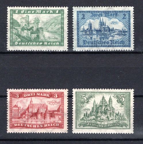 Deutsches Reich MiNr. 364-367 postfrisch geprüft Schlegel