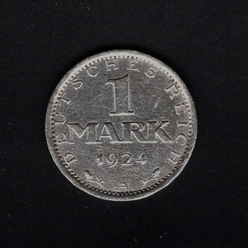 Weimar 1924 A 1 Mark