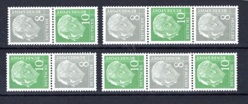 Bund Zusammendrucke MiNr. S 45 - S 48 postfrisch