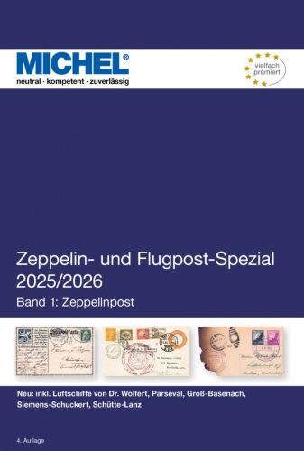 Michel Katalog Zeppelin-Spezial 2025/2026 Band 1 6018-1 Neu