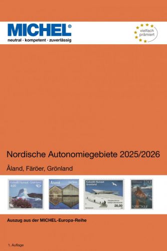 Michel Katalog Nordische Autonomiegebiete 2025/2026 6164 Neu