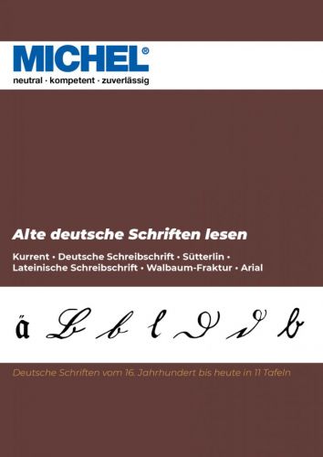 Michel Katalog Alte deutsche Schriften lesen 6119 Neu