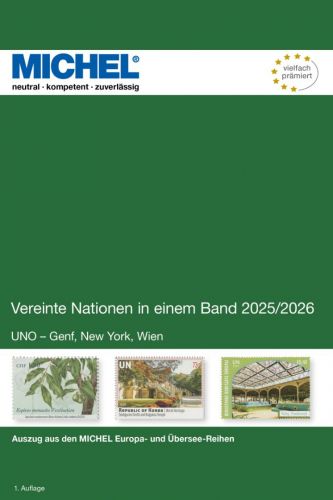 Michel Katalog Vereinte Nationen 2025/2026 6165 Neu
