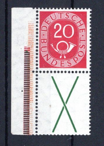 Bund Zusammendruck MiNr. S 5 Bogenrand postfrisch