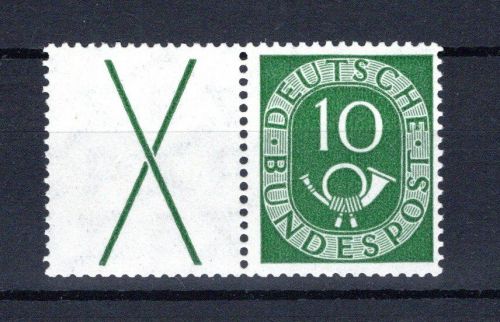 Bund Zusammendruck MiNr. W 1 postfrisch