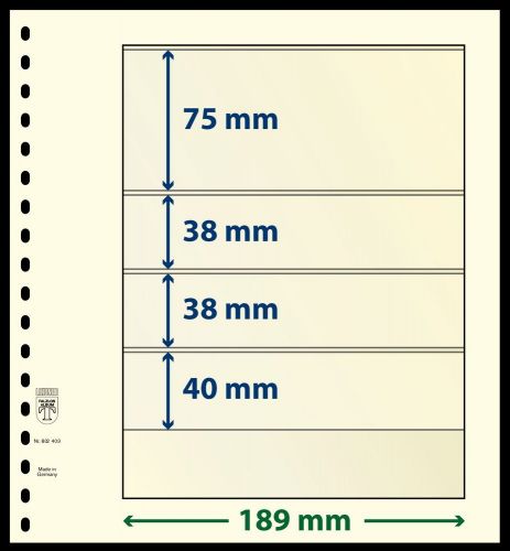 Lindner T - Blanko Blätter 802403P (10er Packung) neuwertig