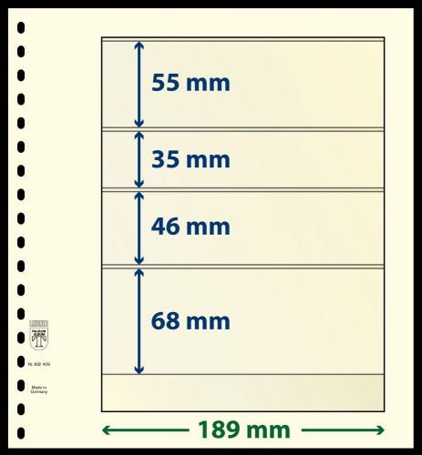 Lindner T - Blanko Blätter 802409P (10er Packung) neuwertig