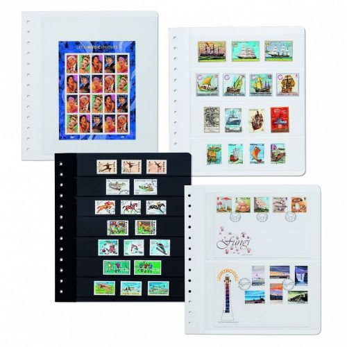 Leuchtturm G-Tafeln Schwarz 5er Einteilung (10er Pack) 328684 neuwertig