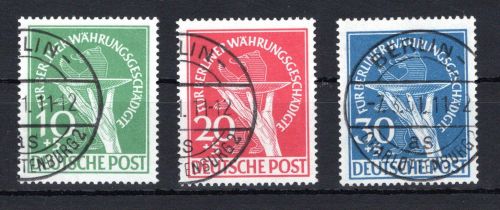 Berlin MiNr. 68-70 gestempelt Fotoattest Schlegel