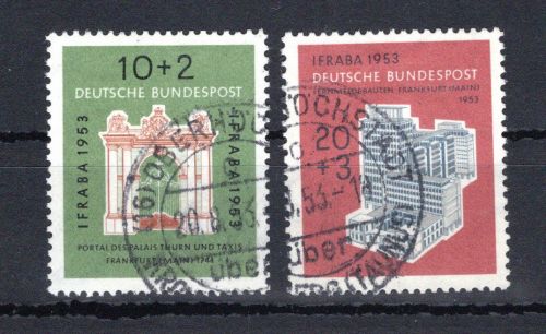 Bund MiNr. 171-172 gestempelt geprüft Schlegel