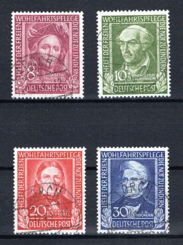 Bund MiNr. 117-120 gestempelt geprüft Schlegel, 119 ungeprüft