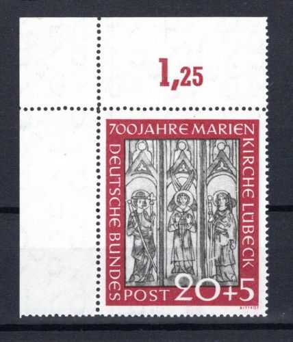 Bund MiNr. 140 postfrisch Eckrand ol