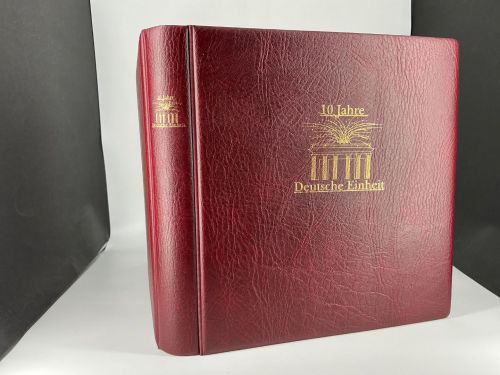 Lindner Ringbinder Weinrot 1104-W (10 Jahre Deutsche Einheit) neuwertig