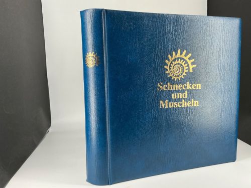 Lindner Ringbinder Blau 1104-B (Schnecken und Muscheln) neuwertig