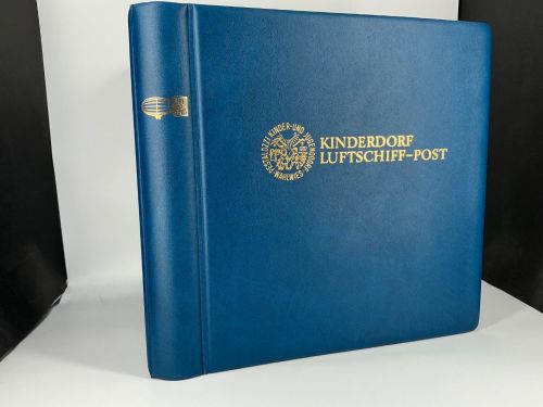 Lindner Ringbinder Blau 1102Y-B (Kinderdorf Luftschiff-Post) neuwertig