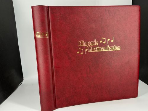Lindner Ringbinder Weinrot 1102Y-W (Klingende Maximumkarten) neuwertig