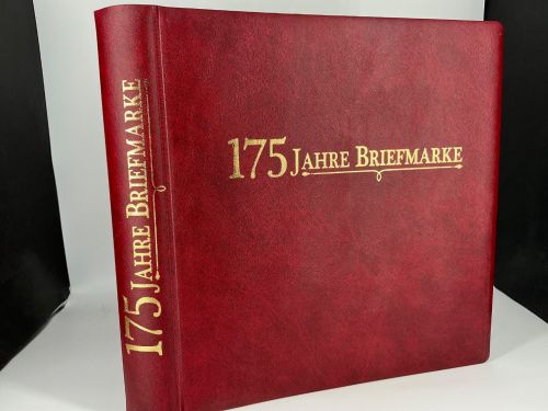 Lindner Ringbinder Weinrot 1102Y-W (175 Jahre Briefmarke) neuwertig