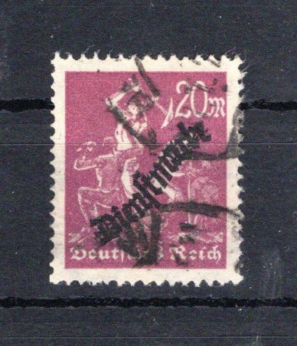 Deutsches Reich Dienstmarke MiNr. D 75 y gestempelt Kurzbefund Tworek
