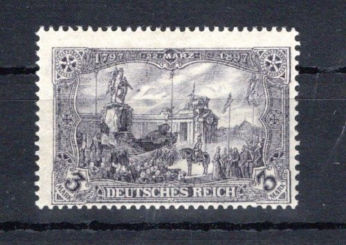 Deutsches Reich MiNr. 96 A II mit Falz