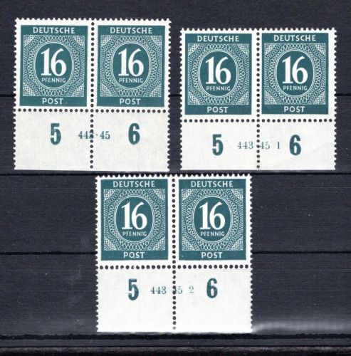 Gemeinschaftsausgaben MiNr. 923 HAN (3) postfrisch 443.45 , 443.45-1 + 2