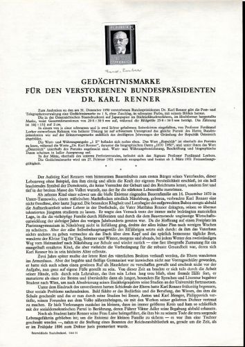 Österreich Schwarzdrucke MiNr. 959-967 auf 6 Erläuterungsblättern