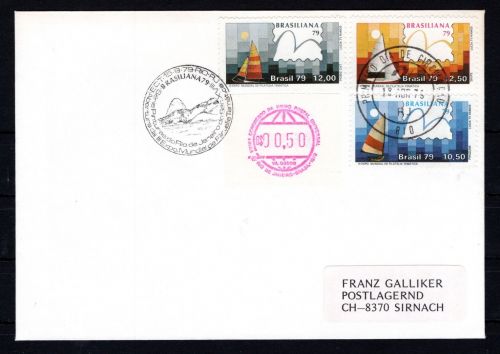 Brasilien ATM MiNr. 1 u.a. Ersttagsbriefe/ FDC