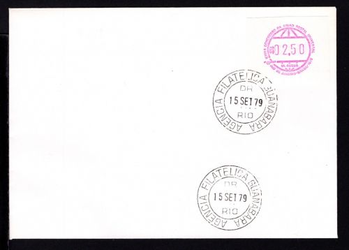 Brasilien ATM MiNr. 1 Ersttagsbriefe/ FDC