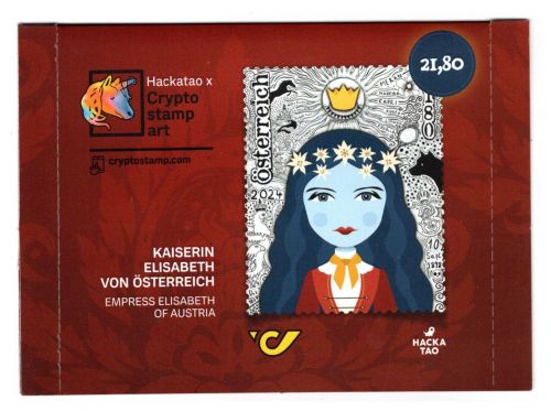 Österreich Cryp.stamp MiNr. Block 157 Kaiserin Elisabeth 2024 postfrisch