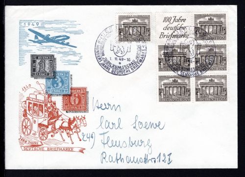 Berlin MiNr. H-Blatt 4 Ersttagsbriefe/ FDC