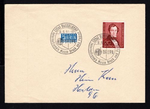 Berlin MiNr. 74 Einzelfrankatur