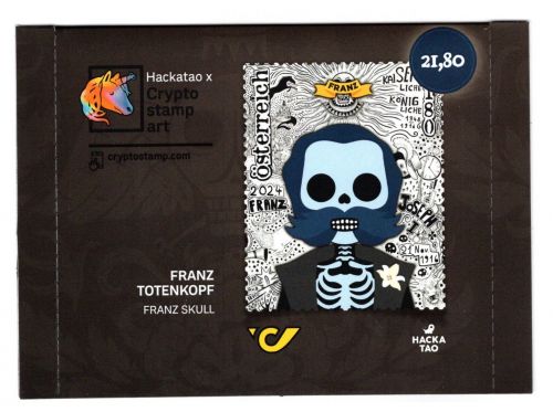 Österreich Cryp.stamp MiNr. Block 160 Franz Totenkopf 2024 postfrisch