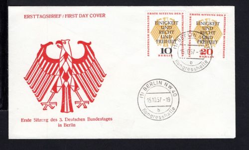 Berlin MiNr. 174-175 Ersttagsbriefe/ FDC