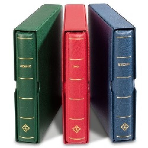 Leuchtturm Helvetia Drehstabbinder o. Kassette Grün neuwertig