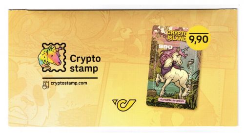 Österreich Cryp.stamp MiNr. Aurora Sparks Island Einhorn 2025 postfrisch