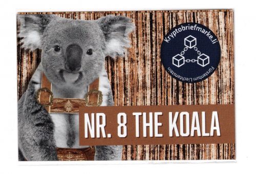 Liechtenstein Cryp.stamp MiNr. Nummer 8 The Koala 2024 postfrisch