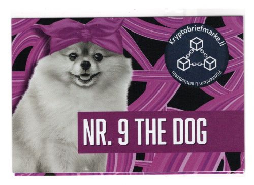 Liechtenstein Cryp.stamp MiNr. Nummer 9 The Dog Der Hund 2024 postfrisch