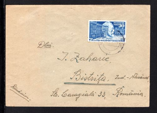 Bund MiNr. 116 Einzelfrankatur