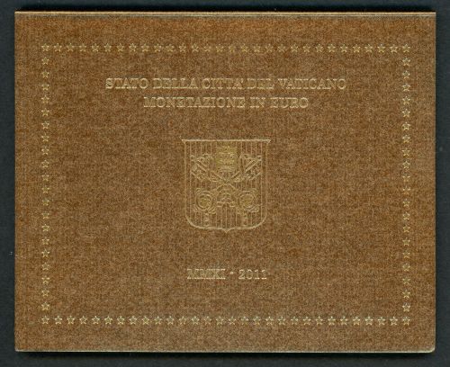 Vatikan 2011 Kursmünzsatz/ KMS im original Klappfolder ST