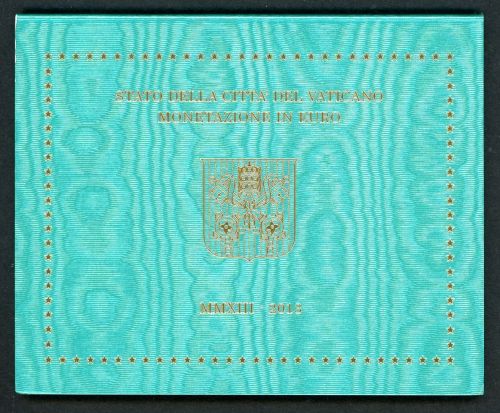 Vatikan 2013 Kursmünzensatz/ KMS im original Klappfolder ST