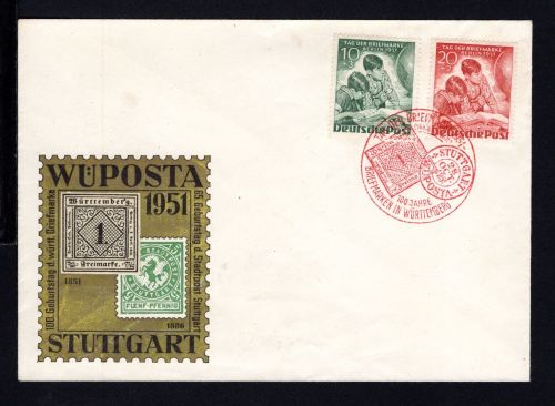 Berlin MiNr. 80-81 Sonderstempel auf Briefumschlag