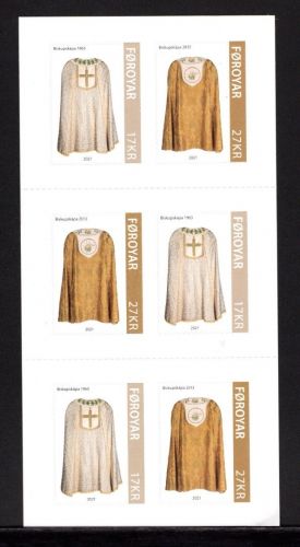 Färöer Markenheftchen mit MiNr. 1028-1029 postfrisch Messgewänder