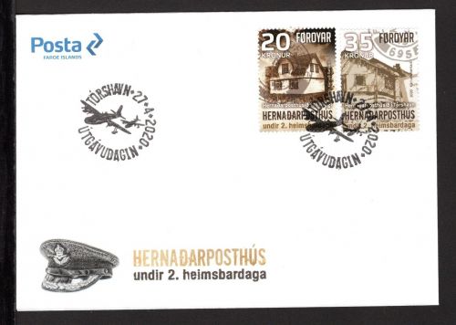 Färöer MiNr. 983-984 Ersttagsbriefe/ FDC Feldpostämter