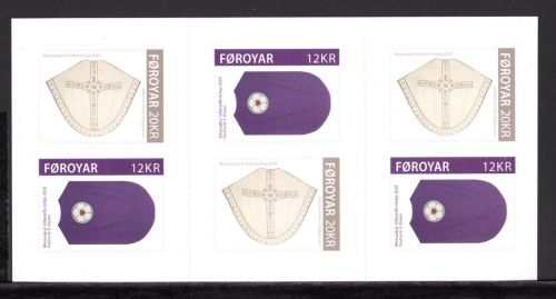 Färöer Markenheftchen mit MiNr. 993-994 postfrisch Messgewänder