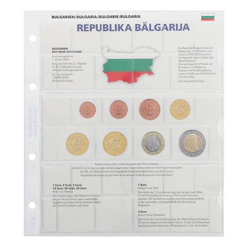 Lindner Vordruckblatt Karat 1109-24 Bulgarien Neu